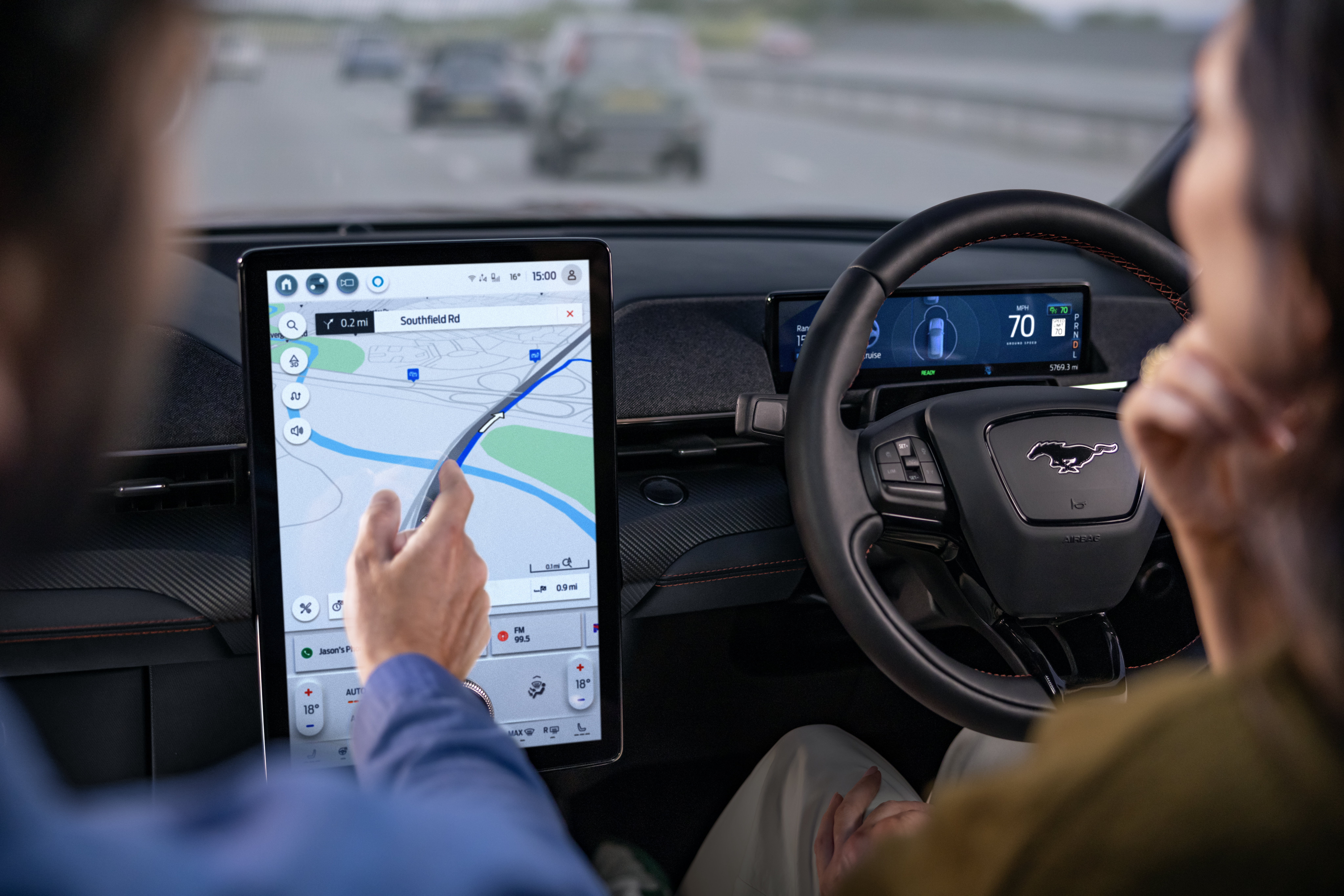 Ford BlueCruise is approved by the European Commission for owners to use in 15 European countries, with access to more than 133,000 kilometres of designated highways.  LICENSE EXPIRES: 02.07.2026 - LICENSE BY: VMLY&R - LICENSE SCOPE: A - Earned editorial, press releases, press kits. B - All non-broadcast digital and online media. C - All non-broadcast digital and online media, plus Retail and POS (showrooms, events etc). REGION: Global COPYRIGHT AND IMAGE RIGHTS: This content is solely for editorial use and for providing individual users with information. Any storage in databases, or any distribution to third parties within the scope of commercial use, or for commercial use is permitted with written consent from Ford of Europe only.  