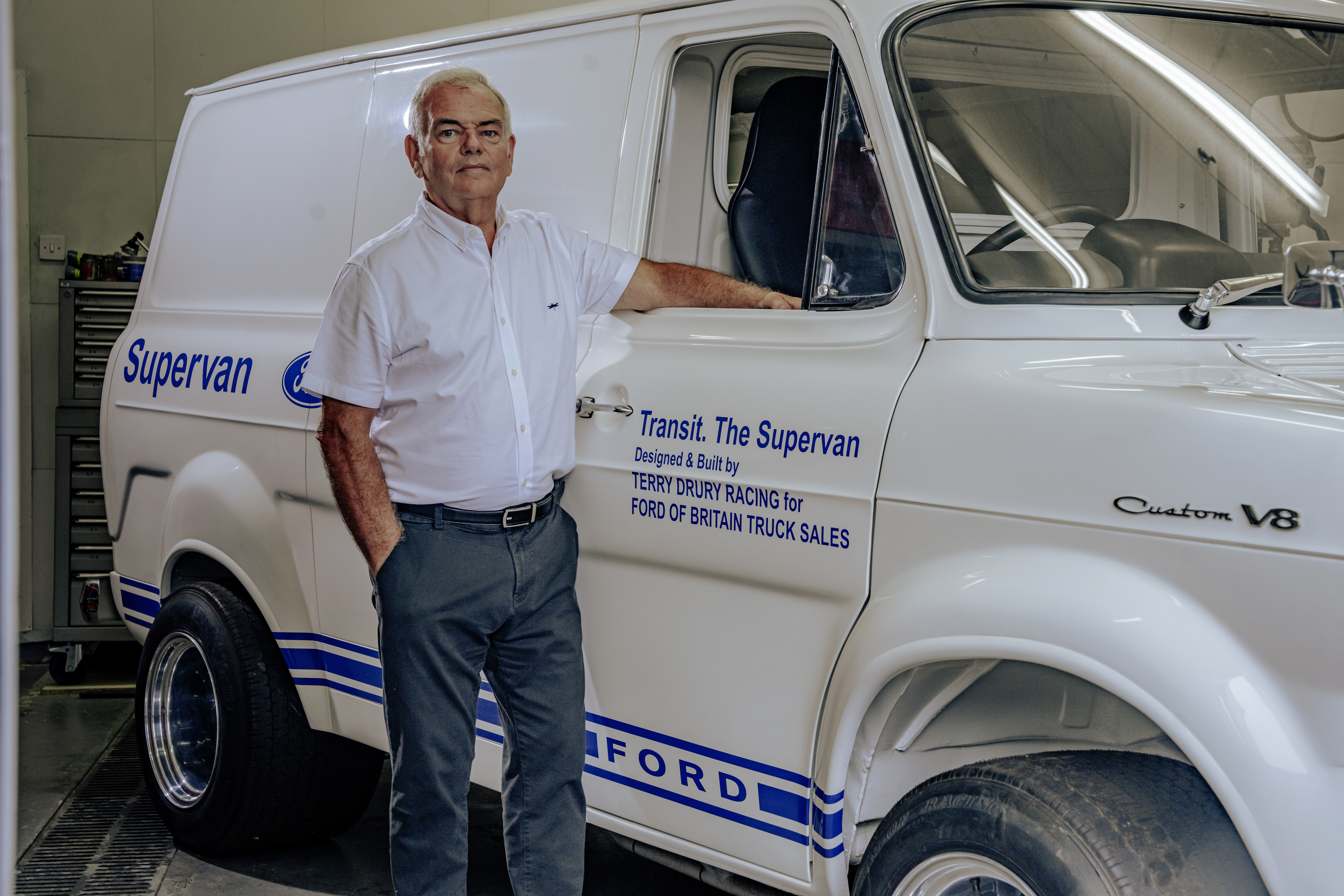 A rebuild of the iconic Supervan takes centre stage at Ford’s ‘Transit Day’ celebrations