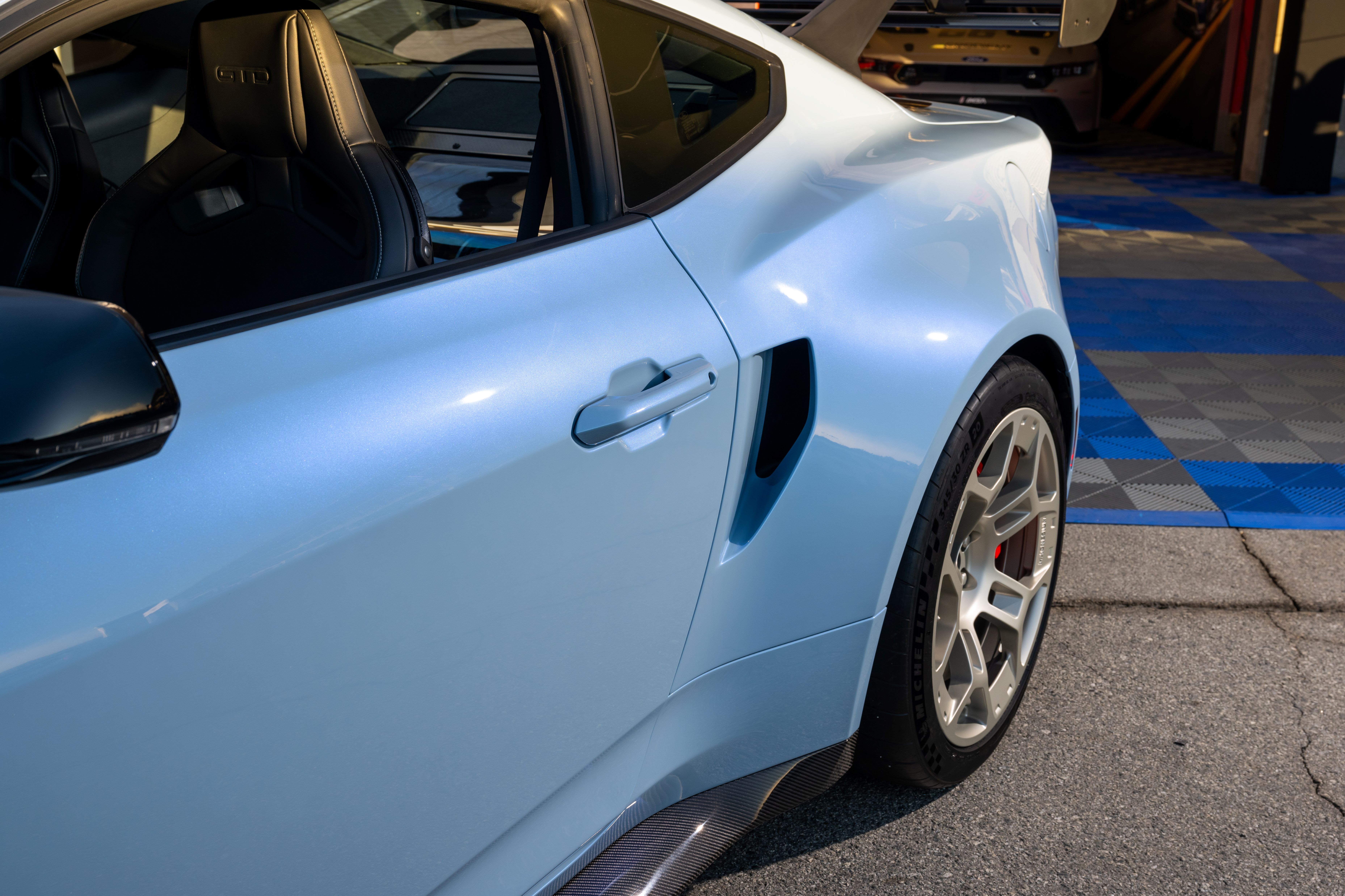 Ford Mustang GTD to make its European debut in June at the 24 Hours of Le Mans, followed by the 24 Hours of Spa and the Goodwood Festival of Speed LICENSE EXPIRES: Perpetual - LICENSE BY: Ford LICENSE SCOPE: A - Earned editorial, press releases, press kits. REGION: Global COPYRIGHT AND IMAGE RIGHTS: This content is solely for editorial use and for providing individual users with information. Any storage in databases, or any distribution to third parties within the scope of commercial use, or for commercial use is permitted with written consent from Ford of Europe only.