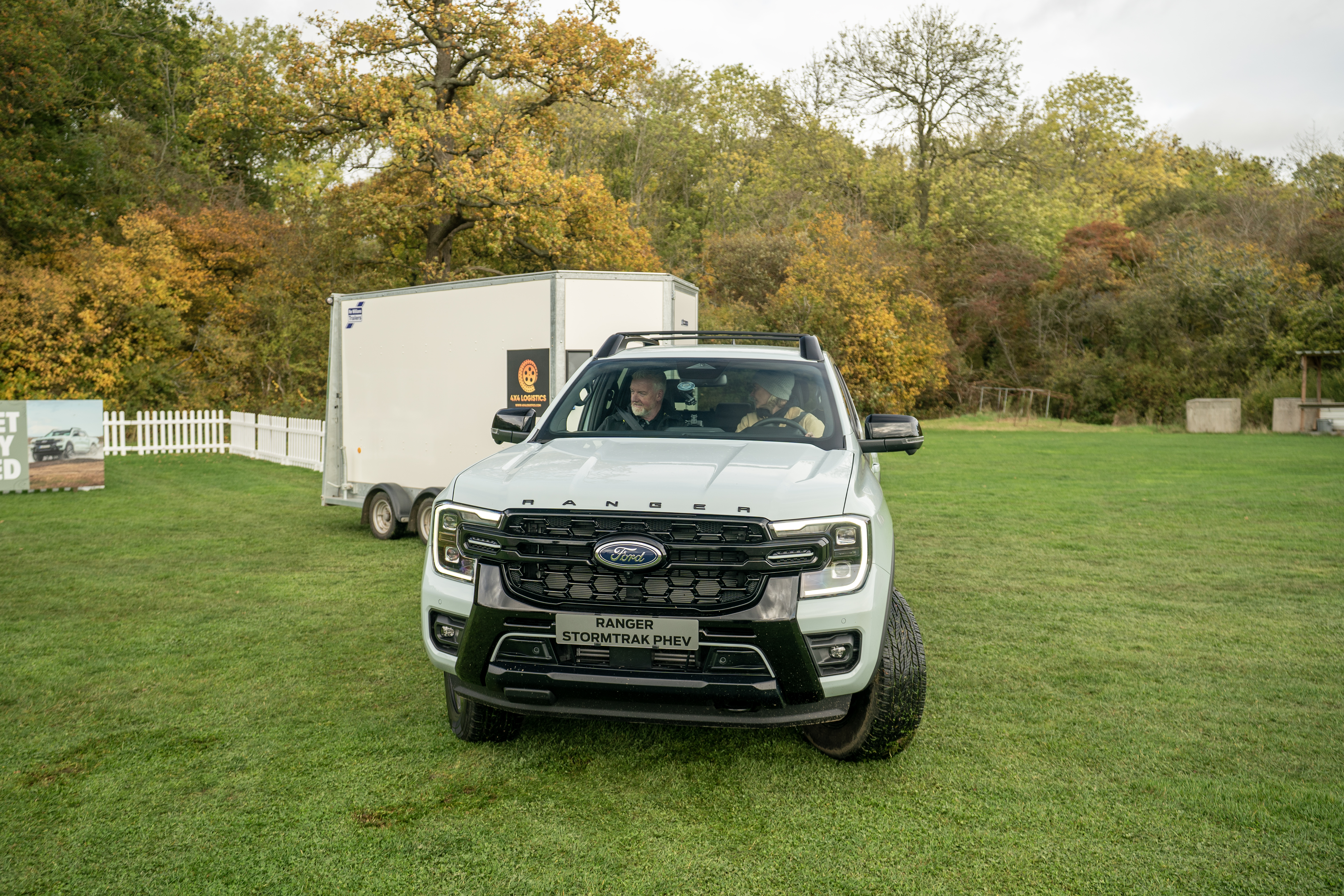 Professional driver supervision on closed course. Always consult the Owner’s Manual before off-road driving, know your terrain and trail difficulty, and use appropriate safety gear.