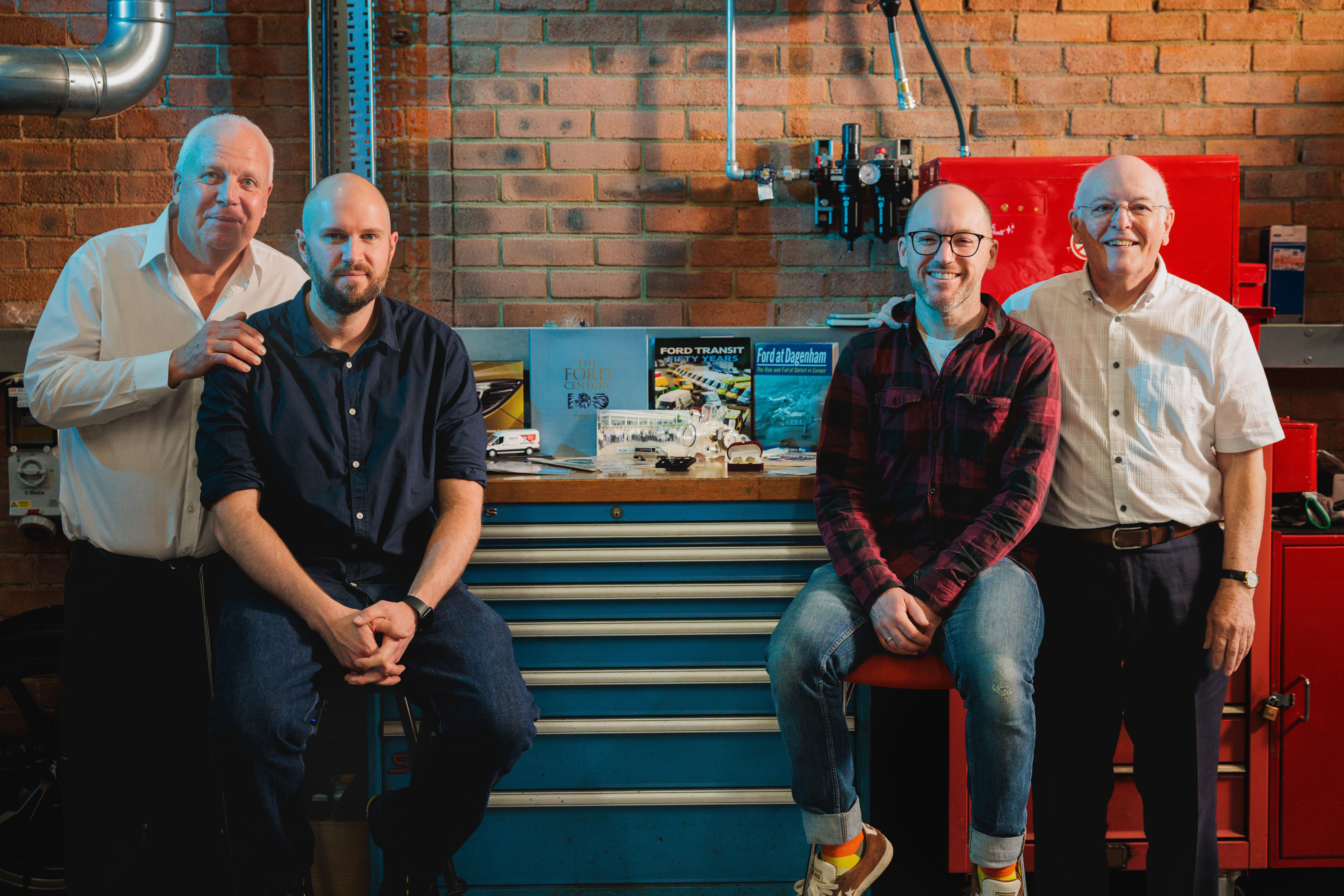 Two generations of Transit builders; the Day and Routledge families.