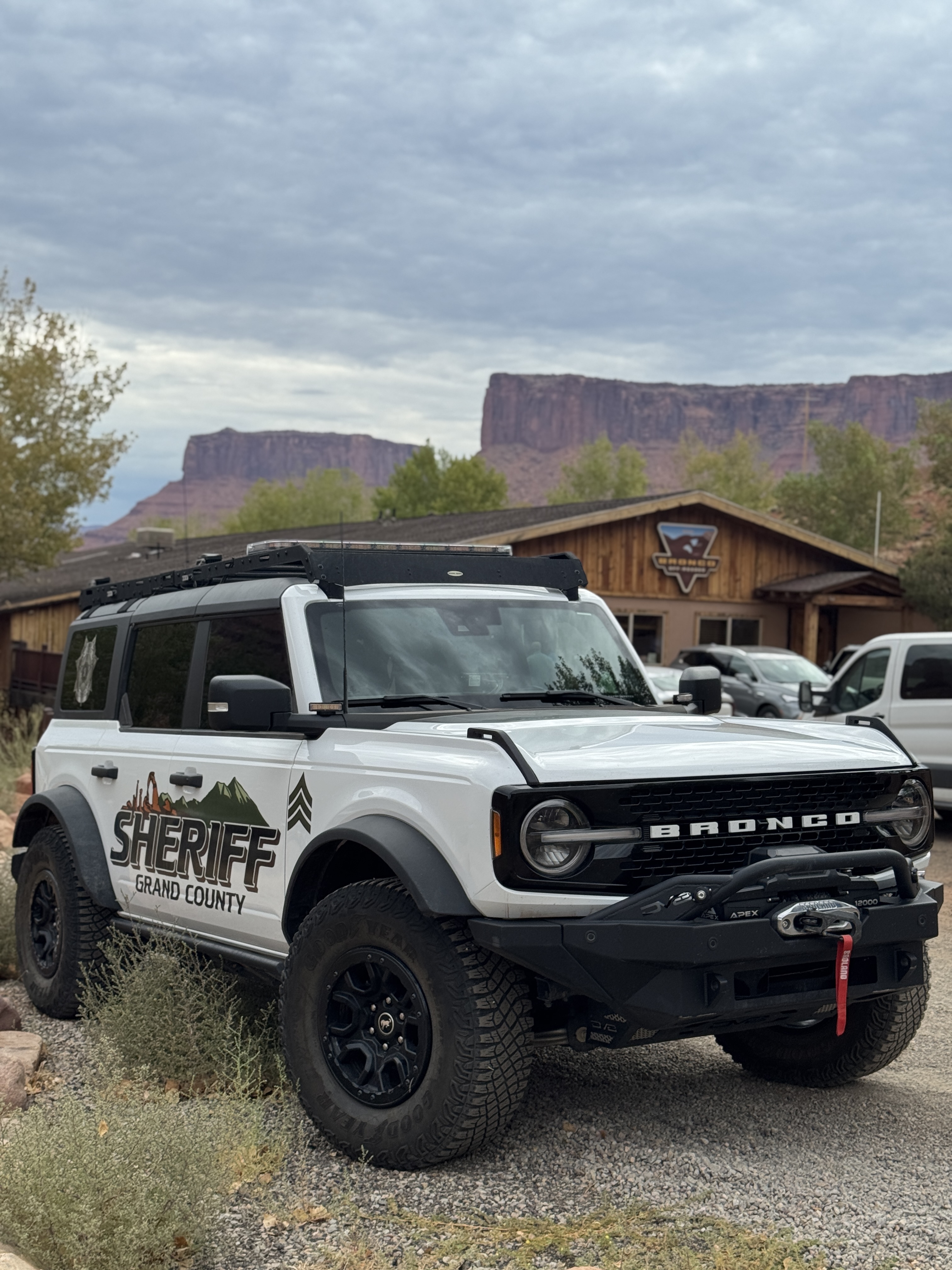 One of the Ford Broncos that the Grand County Sheriff’s Office uses for their Search and Rescue operations.