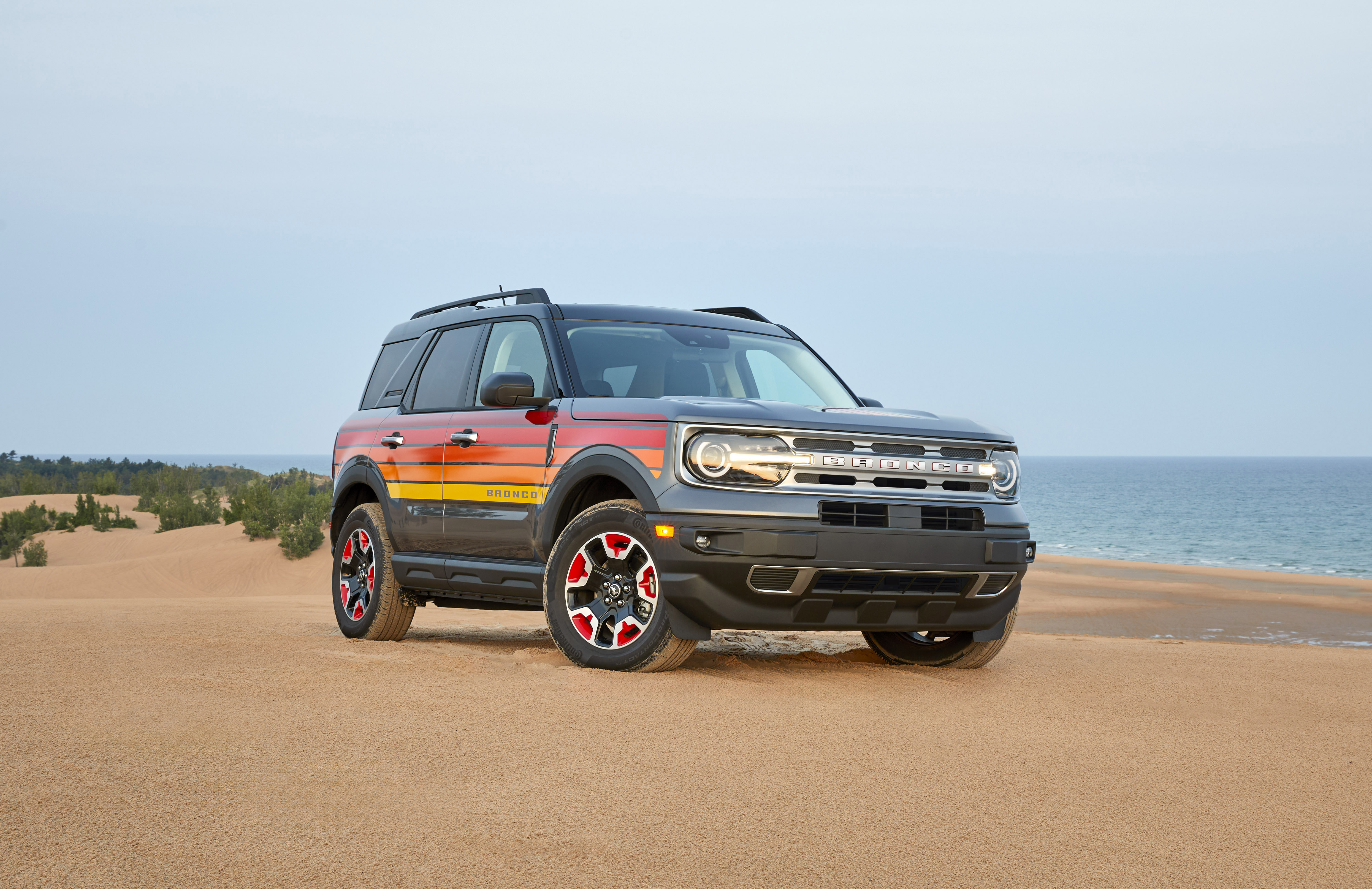 Preproduction Bronco Sport Free Wheeling with optional equipment shown