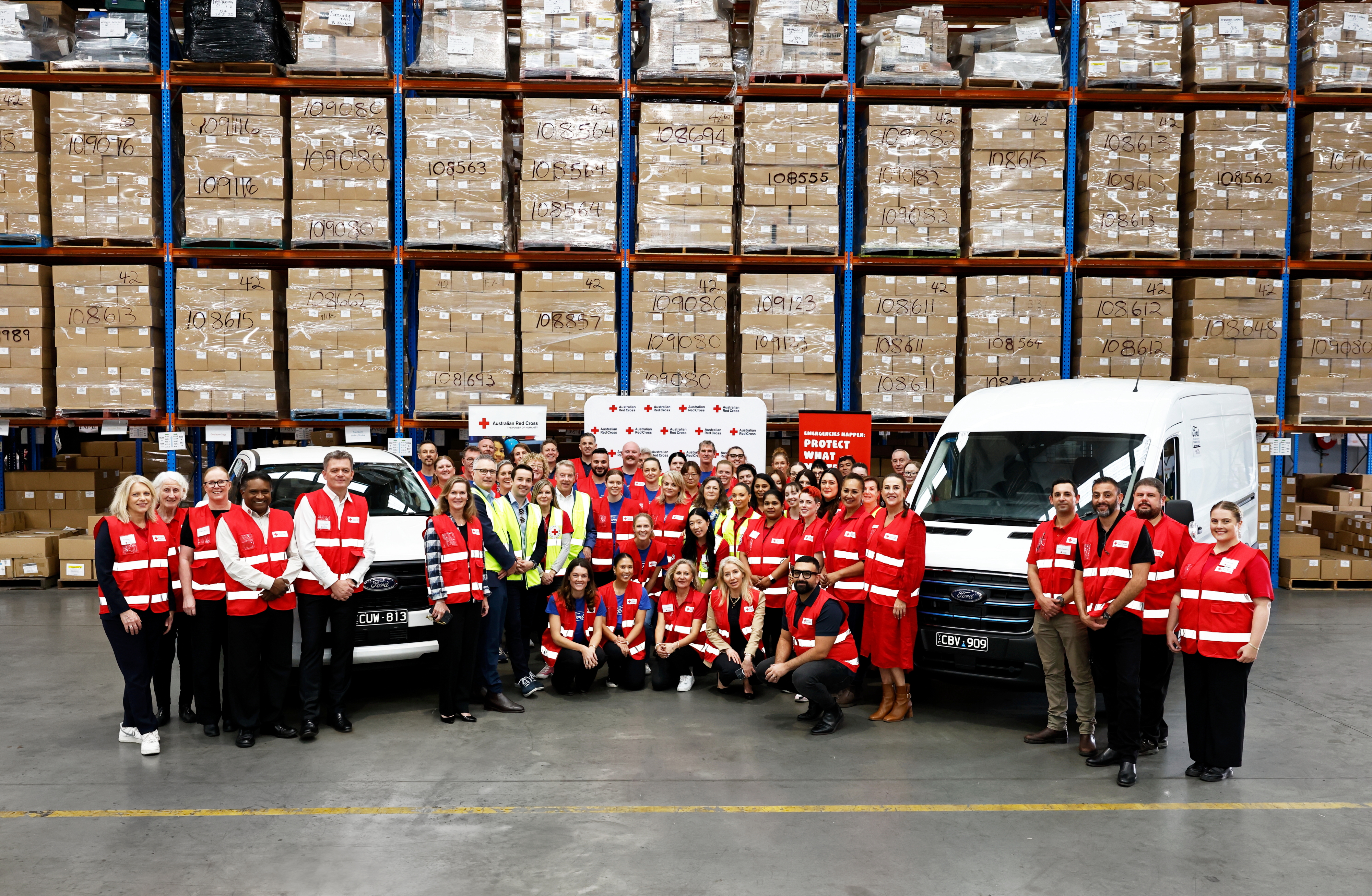 Building on Ford's longstanding partnership with the Red Cross, Ford Australia is honored to stand alongside the Australian Red Cross, forging a new path that will strengthen disaster preparedness and recovery efforts in Australia. 