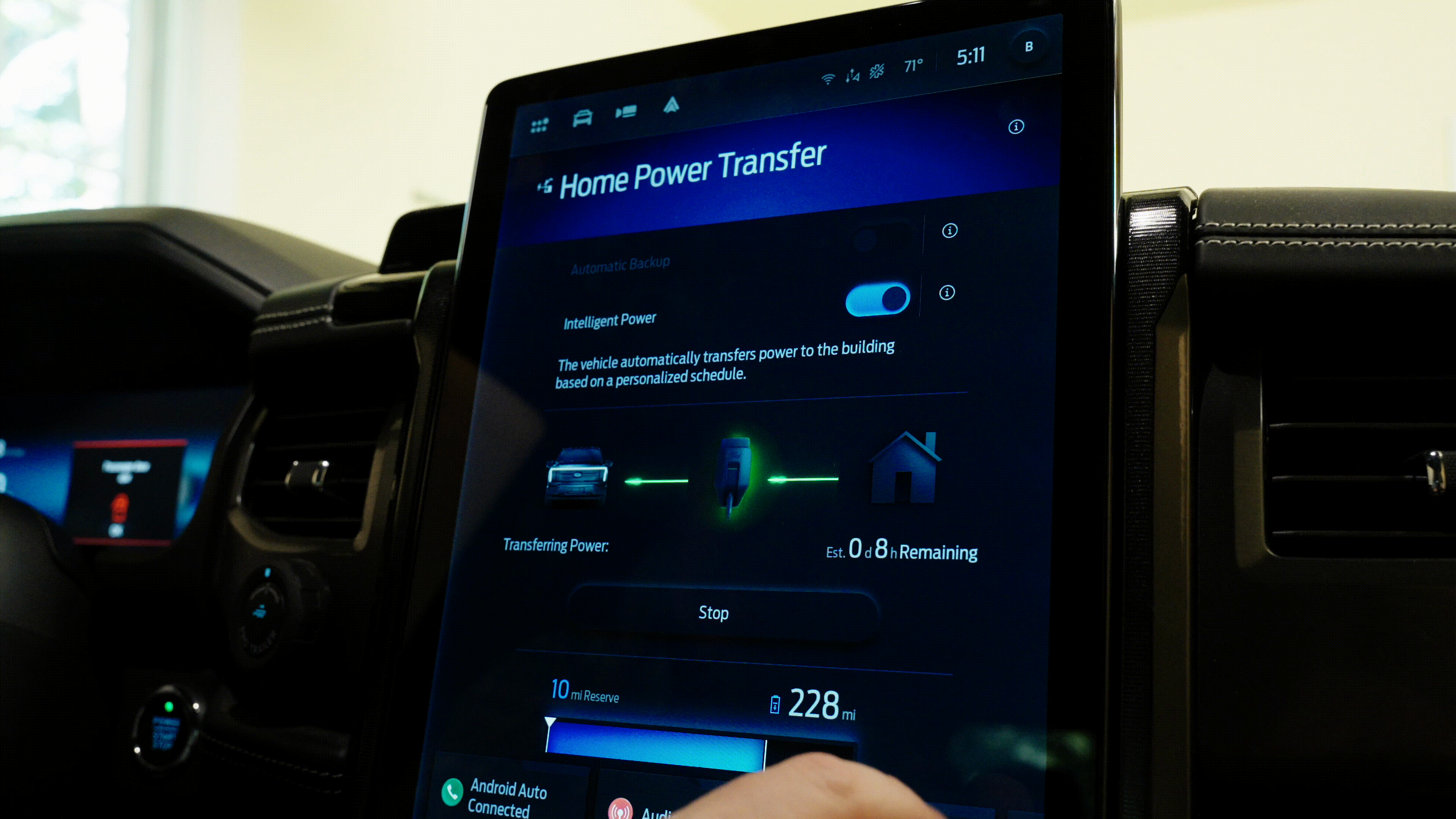 Introducing Ford Home Power Management, allowing customers in select markets to charge their F-150 Lightning with lower cost electricity and then use that stored energy to power their home at a later time when grid electricity rates are higher.