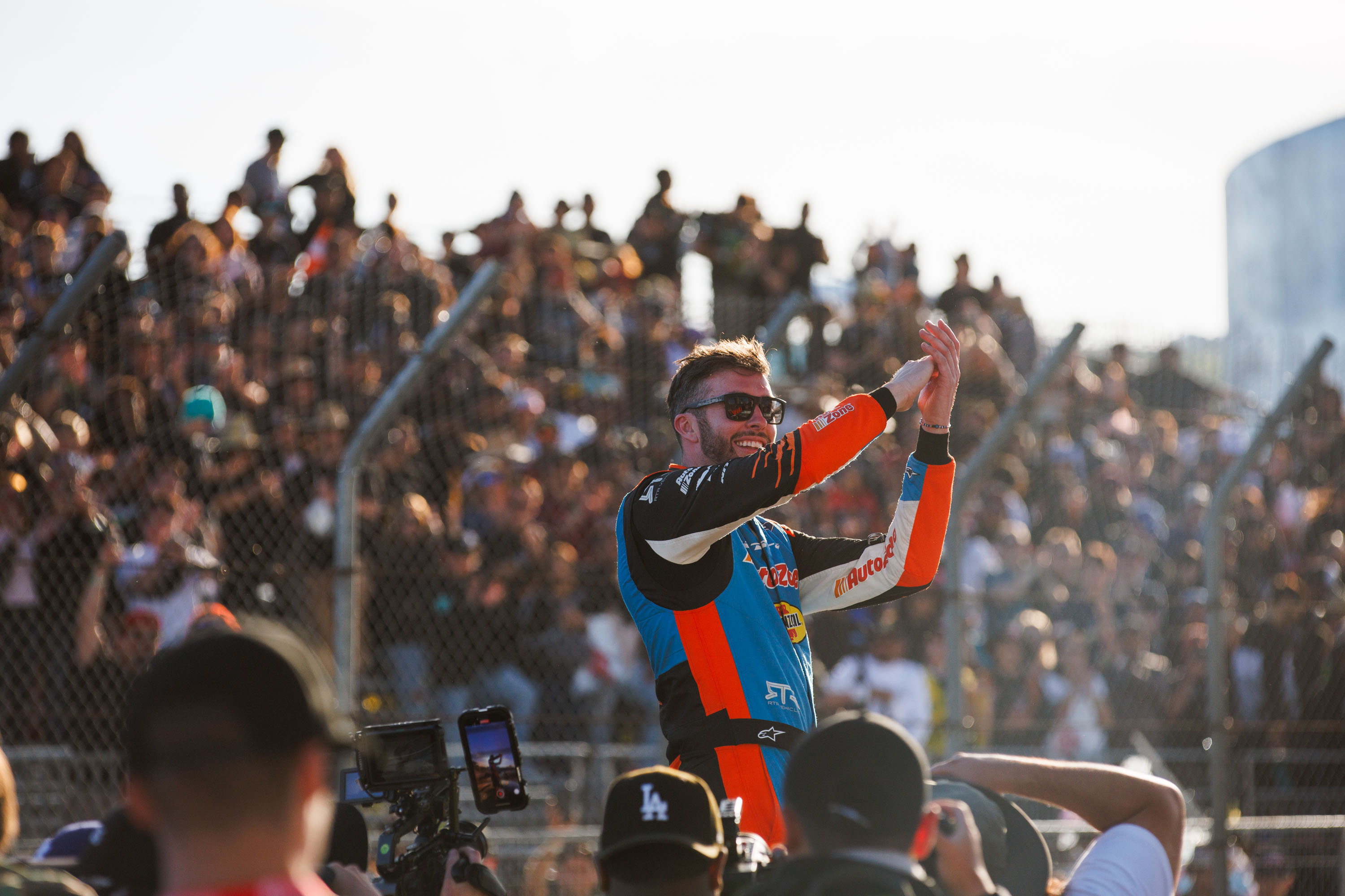 In 2025, Ford Racing driver James Deane made history, becoming the first driver in Formula Drift to clinch the championship with a round left to go in the season, earning his fifth Formula Drift title and his second with the RTR Vehicles team. 