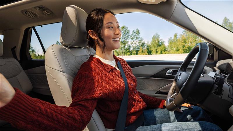 When customers get in their Ford or Lincoln, BlueCruise  hands-free highway driving can help them connect with passengers while keeping eyes on the road.