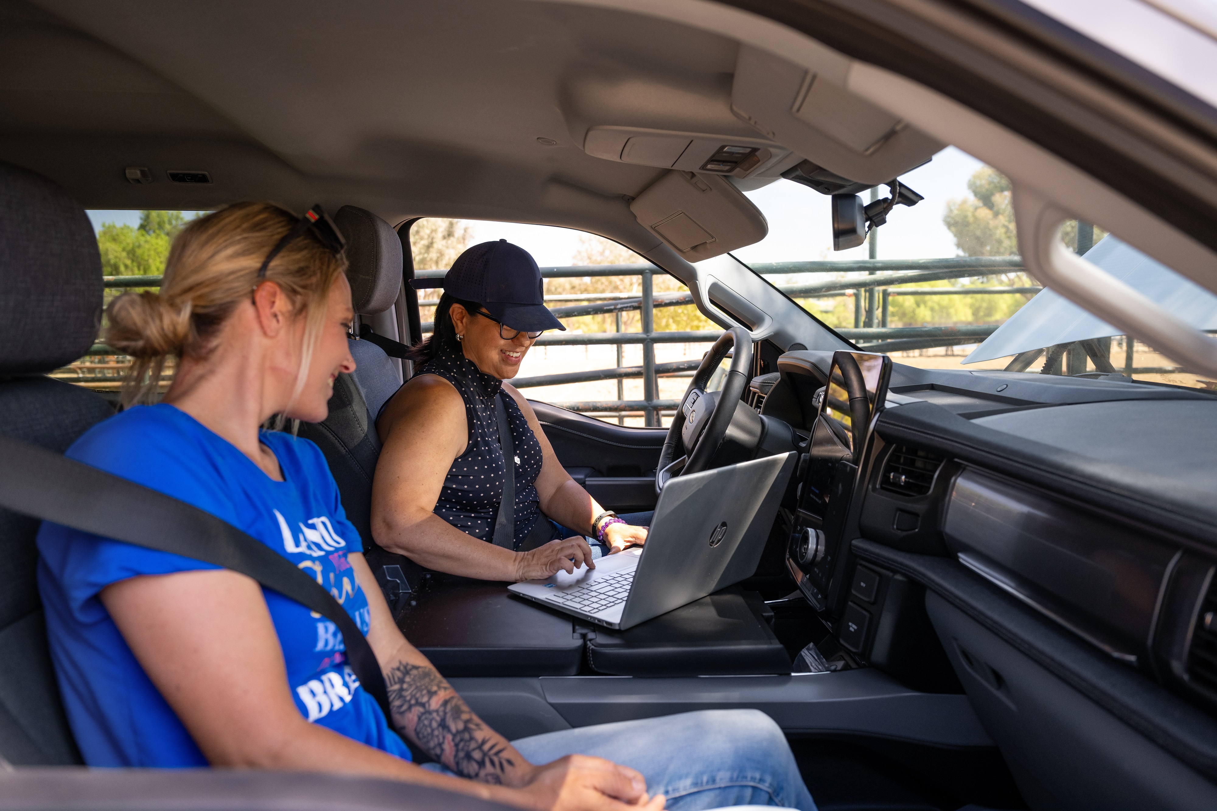 From hauling horses to hosting judges, the F-150 Lightning played a key role in the annual Mudslingers summer fundraiser held in Southern California.
