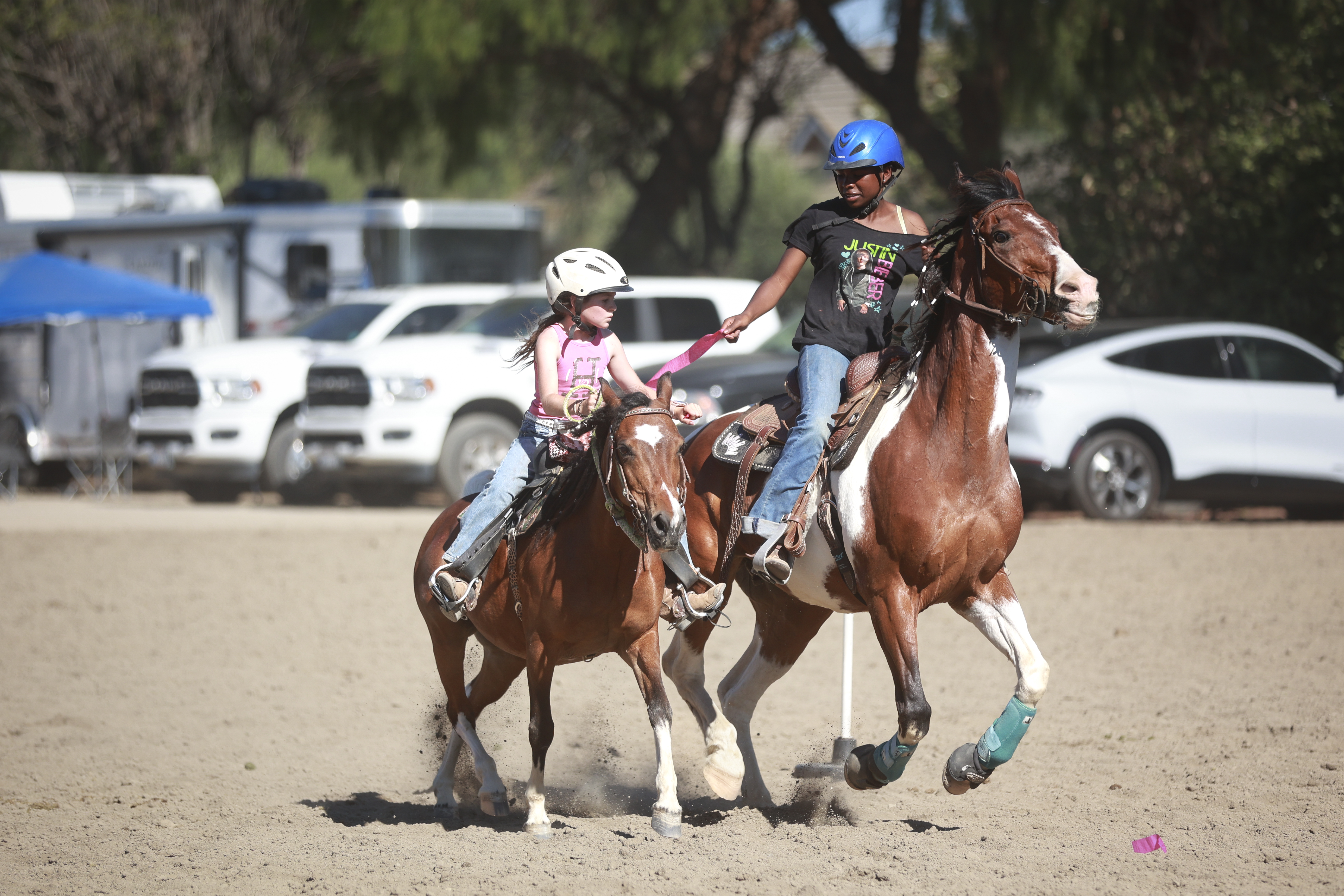 From hauling horses to hosting judges, the F-150 Lightning played a key role in the annual Mudslingers summer fundraiser held in Southern California.
